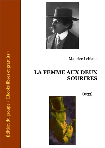La Femme Aux Deux Sourires de Maurice Leblanc, couverture du livre