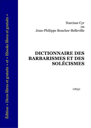 Nouveau Dictionnaire D’argot de Bras-de-Fer, couverture du livre