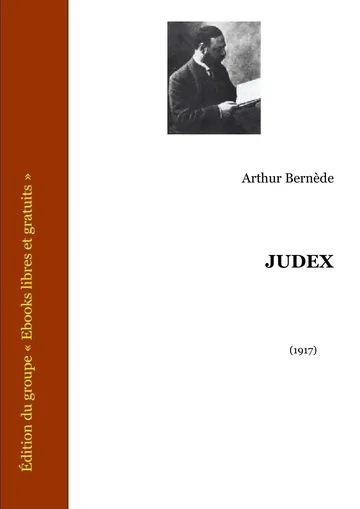 Judex d’Arthur Bernède, couverture du livre