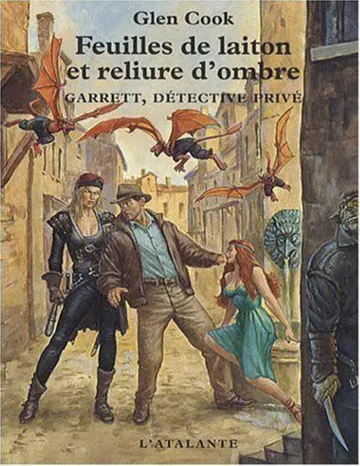 Feuilles de laiton et reliure d'ombre de Glen Cook, couverture du livre