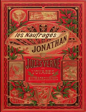 Les naufragés du Jonathan de Jules Verne, couverture du livre