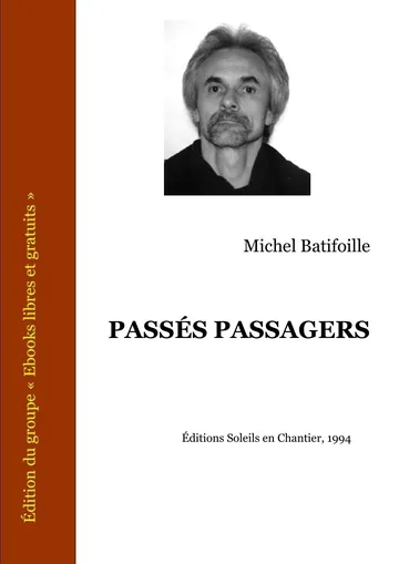 Passés Passagers de Michel Batifoille, couverture du livre