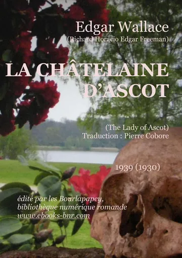 La châtelaine d'Ascot d’Edgar Wallace, couverture du livre