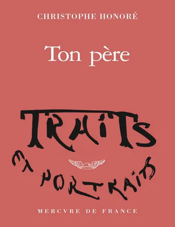 Ton père de Christophe Honoré, couverture du livre