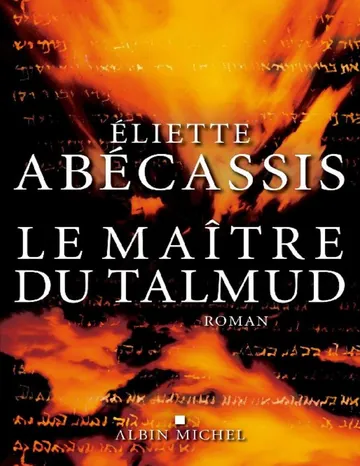 Le Maître du Talmud d’Eliette Abécassis, couverture du livre