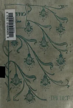 Sapho d’Alphonse Daudet, couverture du livre