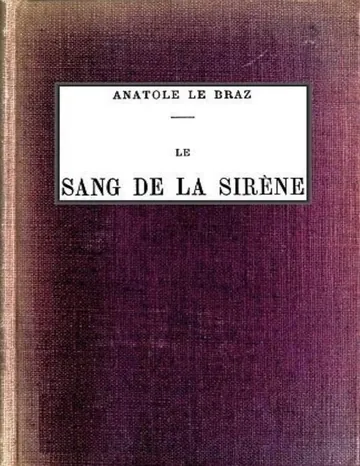Le sang de la sirène d’Anatole Le Braz, couverture du livre