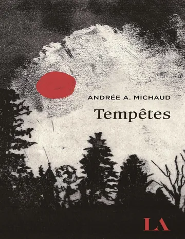 Tempêtes d’Andrée A. Michaud, couverture du livre