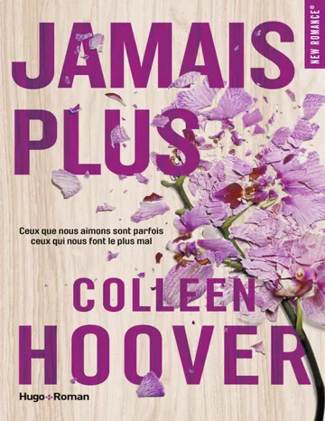 Jamais plus de Colleen Hoover, couverture du livre