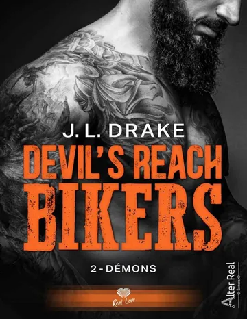 Devil's reach bikers Tome 2 - Démons de J. L. Drake, couverture du livre