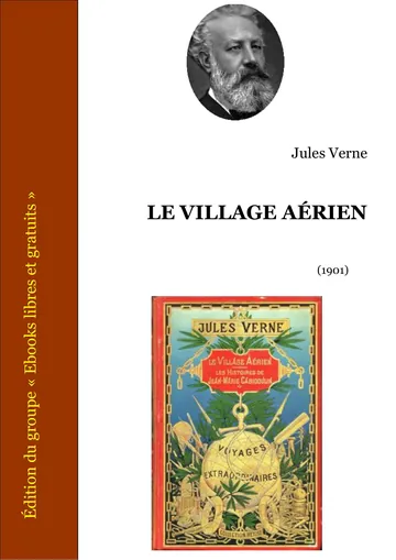 Le village aérien de Jules Verne, couverture du livre