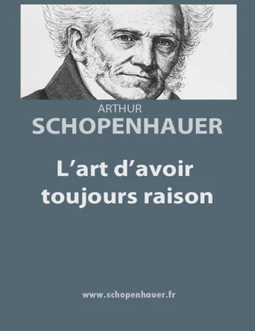 L'art d'avoir tjrs raison d’Arthur Schopenhauer, couverture du livre