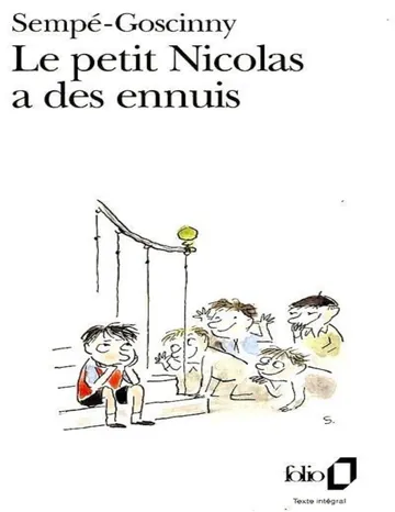 Le petit Nicolas a des ennuis de René Goscinny, couverture du livre