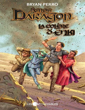 Amos Daragon - 06 - La Colère d'Enki de Bryan Perro, couverture du livre