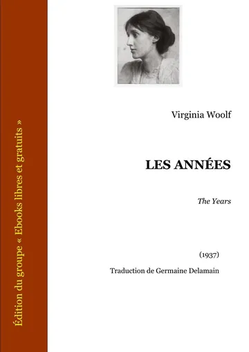 Les Années de Virginia Woolf, couverture du livre