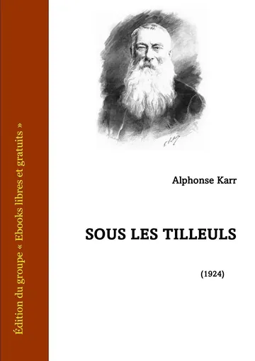 Sous les tilleuls d’Alphonse Karr, couverture du livre