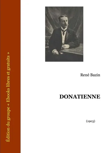 Donatienne de René Bazin, couverture du livre