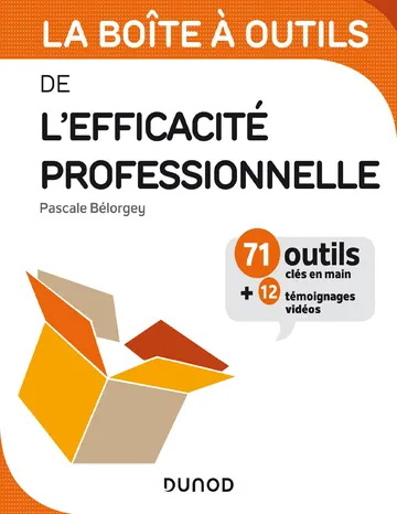 La boite a outils de l'Efficacite professionnelle de Pascale Belorgey, couverture du livre