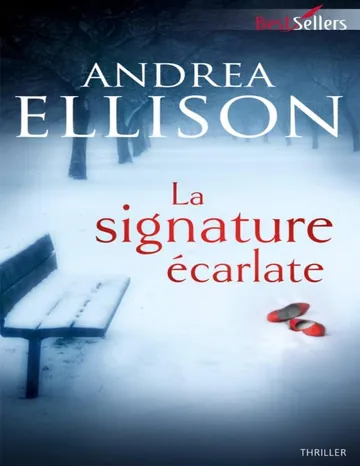 la signature ecarlate d’Andrea Ellison, couverture du livre