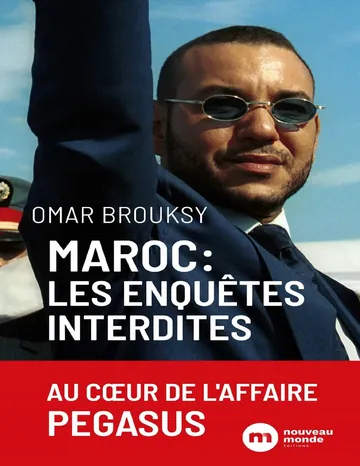 Maroc, les enquêtes interdites d’Omar Brouksy, couverture du livre