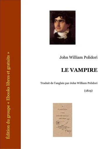 Le Vampire de John William Polidori, couverture du livre
