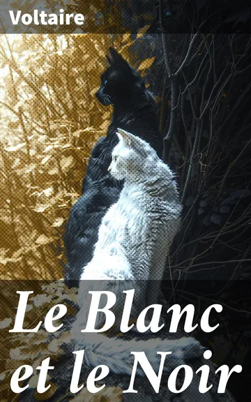Le Blanc et le Noir de Voltaire, couverture du livre
