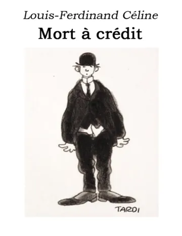 Mort à crédit de Louis-Ferdinand Céline, couverture du livre