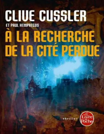 A la recherche de la cité perdue de Clive Cussler, couverture du livre