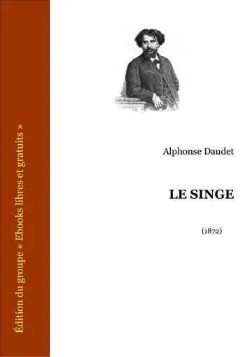 Le Singe d’Alphonse Daudet, couverture du livre