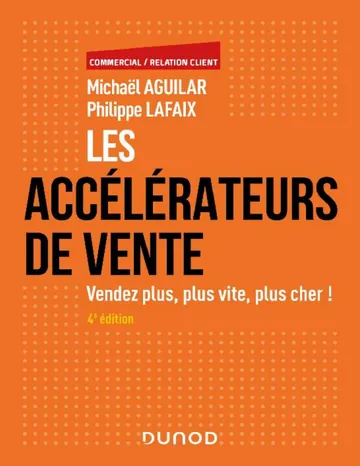 Les acclrateurs de vente - 4e d. de Michal Aguilar;, couverture du livre