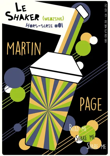 Le Shaker, HS#01 : Martin Page de Justine Coffin, couverture du livre