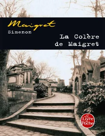 La colère de Maigret de Georges Simenon, couverture du livre