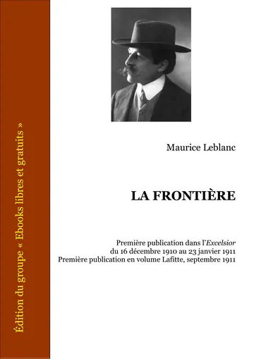 La Frontière de Maurice Leblanc, couverture du livre