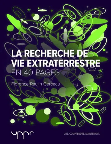 La recherche de vie extraterrestre de Florence Raulin-Cerceau, couverture du livre