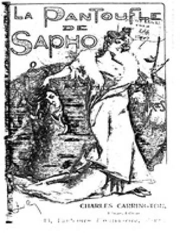 La Pantoufle de Sapho de Ritter von Leopold Sacher-Masoch, couverture du livre