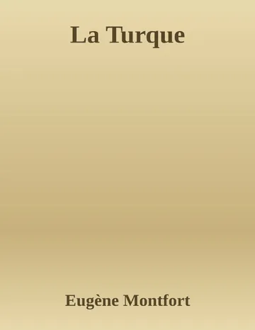 La Turque d’Eugène Montfort, couverture du livre