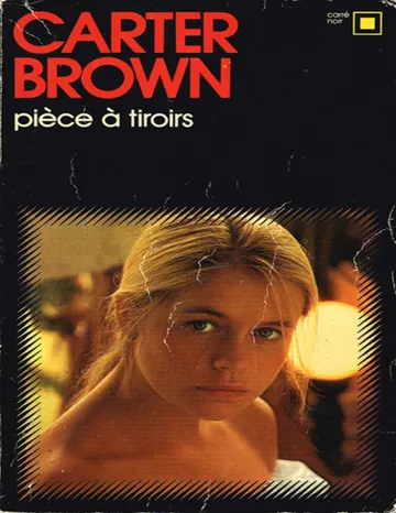 Piece a tiroirs de Carter Brown, couverture du livre