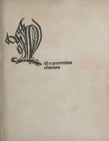 Les proverbes communs de Jean de La Véprie, couverture du livre