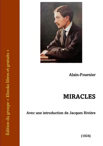 Miracles d’Alain-Fournier, couverture du livre
