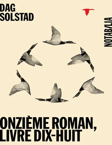 Onzième roman, livre dix-huit de Dag Solstad, couverture du livre