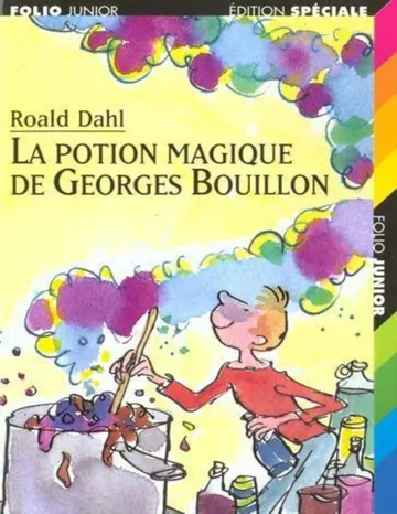 La Potion magique de Georges Bouillon de Roald Dahl, couverture du livre