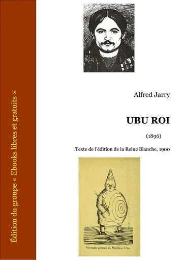 Ubu Roi d’Alfred Jarry, couverture du livre