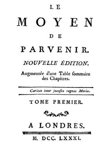 Le moyen de parvenir, tome 1/3 de Béroalde de Verville, couverture du livre