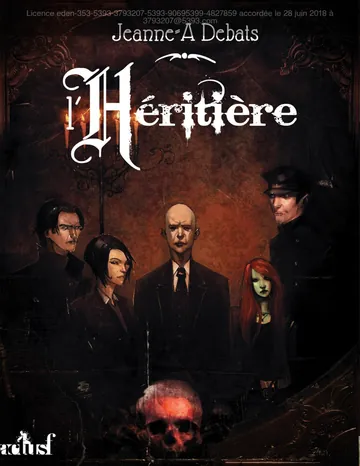 L'Héritière de Jeanne-A Debats, couverture du livre