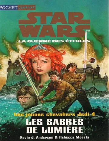 Les sabres de lumière de Kevin Anderson, couverture du livre