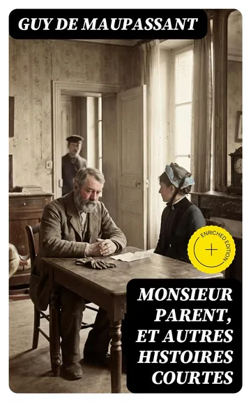 Monsieur Parent, et autres histoires courtes de Guy de Maupassant, couverture du livre