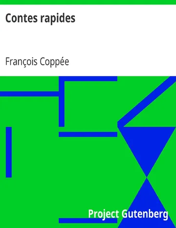 Contes rapides de François Coppée, couverture du livre