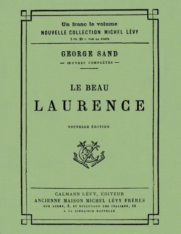Le beau Laurence de George Sand, couverture du livre