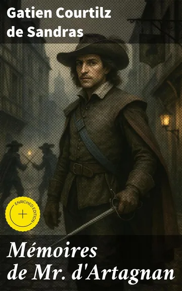 Mémoires de Mr. d'Artagnan de Gatien Courtilz de Sandras, couverture du livre