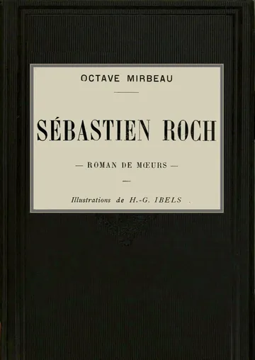 Sébastien Roch d’Octave Mirbeau, couverture du livre